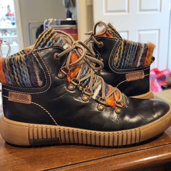 JOSEF SEIBEL Maren 06 Boots In Black Sz 39 - Picture 3 of 9